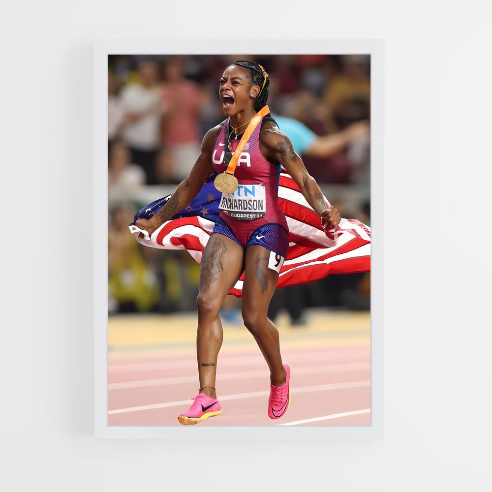 Poster richardson Vibrance – affiche Athlétisme (vue 3)
